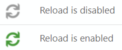 Reload link icons